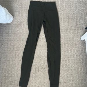 Army green Lululemon aligns